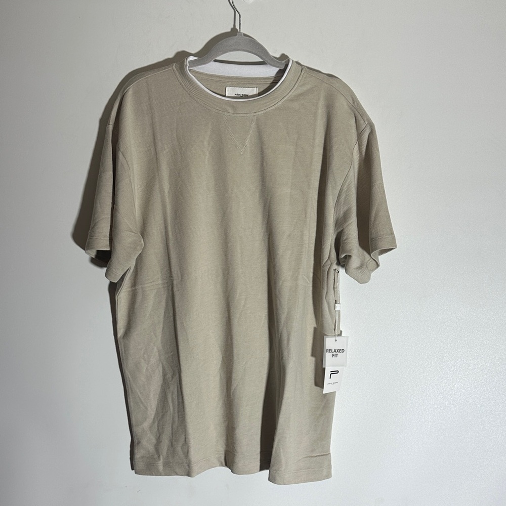 Premium Beige Short Sleeve Tee